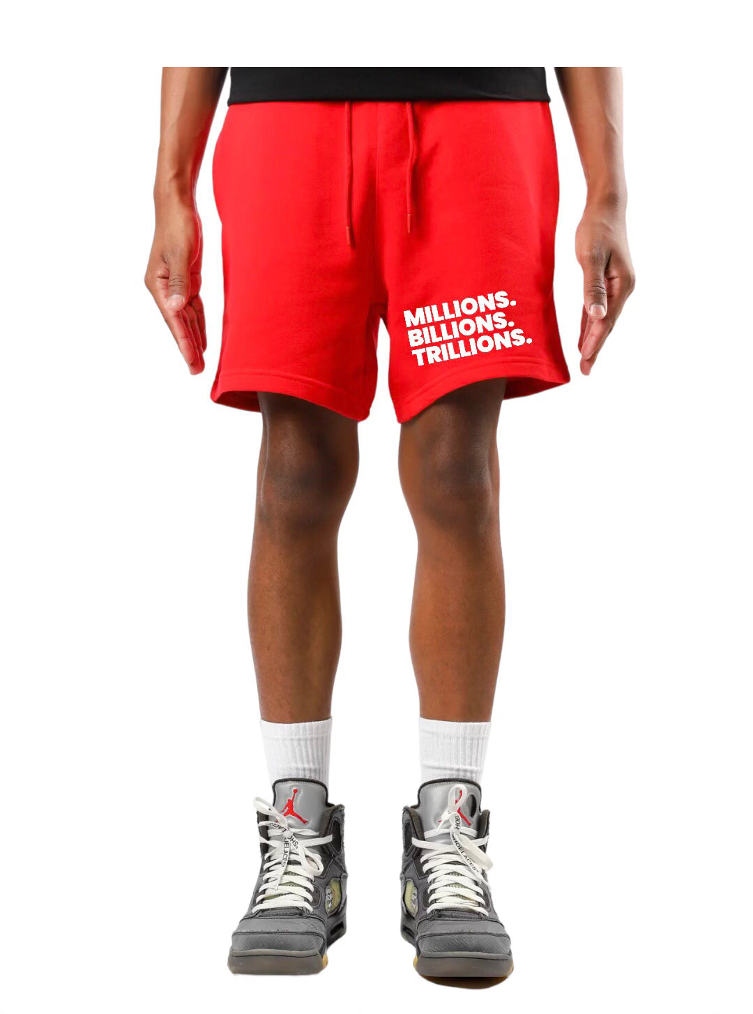 Red + White MBT Shorts