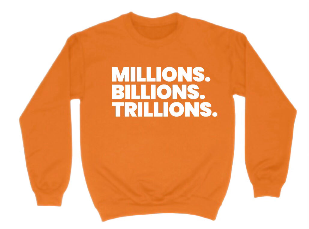 Orange + White MBT Sweatshirt