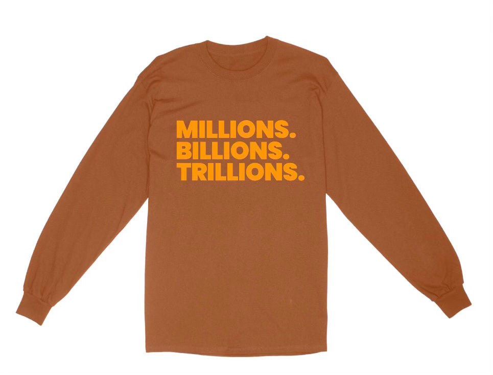 Brown + Orange MBT Long Sleeve Shirt