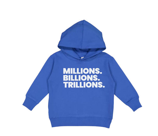 Kids Royal Blue + White MBT Hoodie