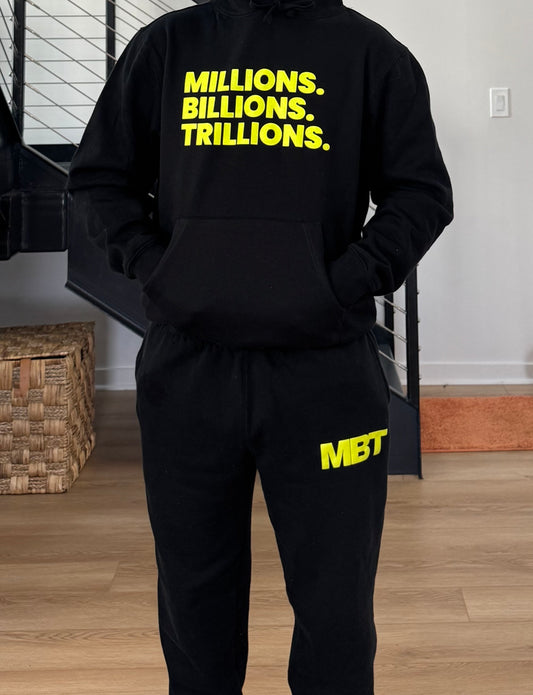 Black + Neon MBT Jogger Set