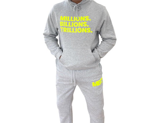 Grey + Neon Green MBT Jogger Set