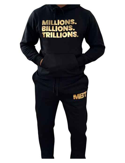 Black + Gold MBT Jogger Set