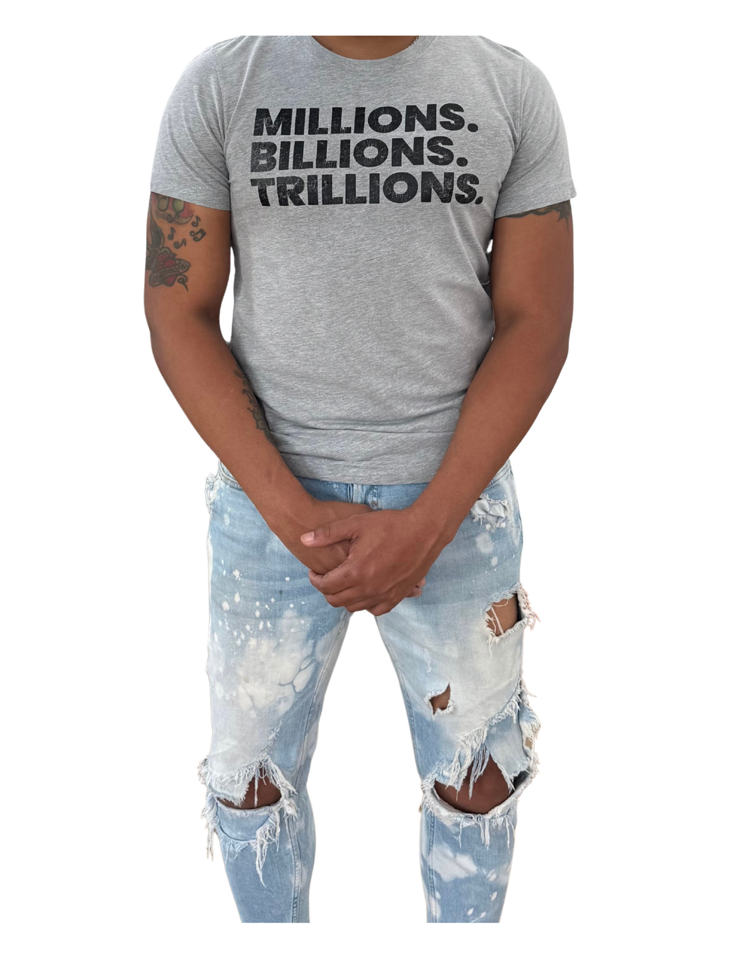 Grey + Black MBT Tee