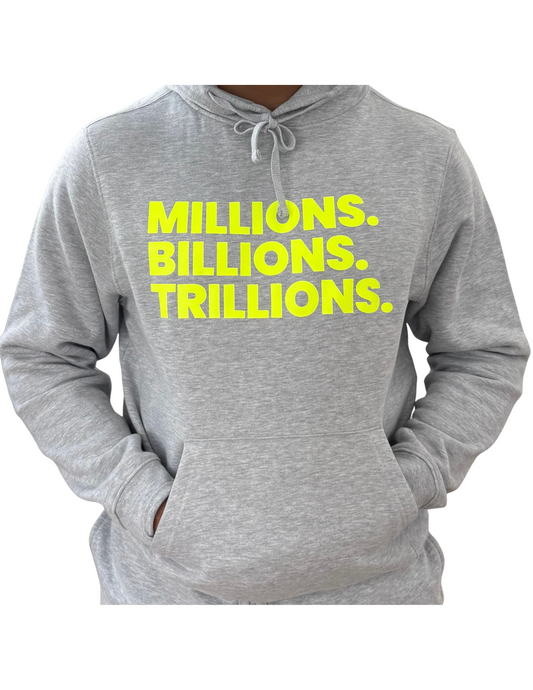 Grey + Neon Green MBT Hoodie