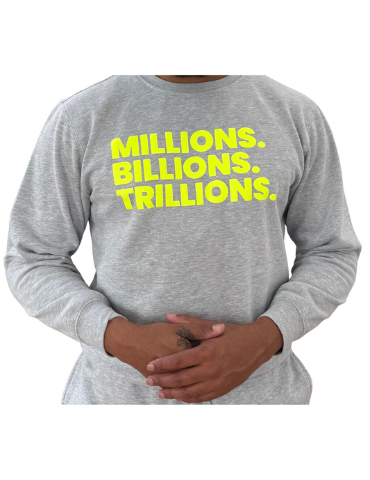 Grey + Neon Green MBT Sweatshirt