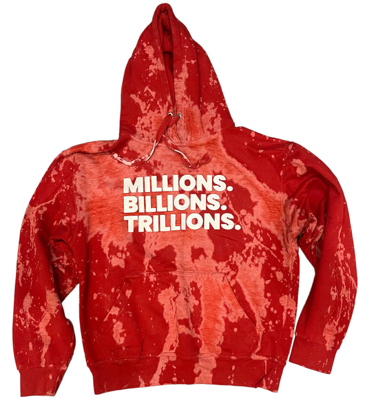 Exclusive Bleached Red + White MBT Hoodie