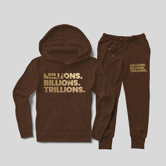 Brown + Gold MBT Jogger Set